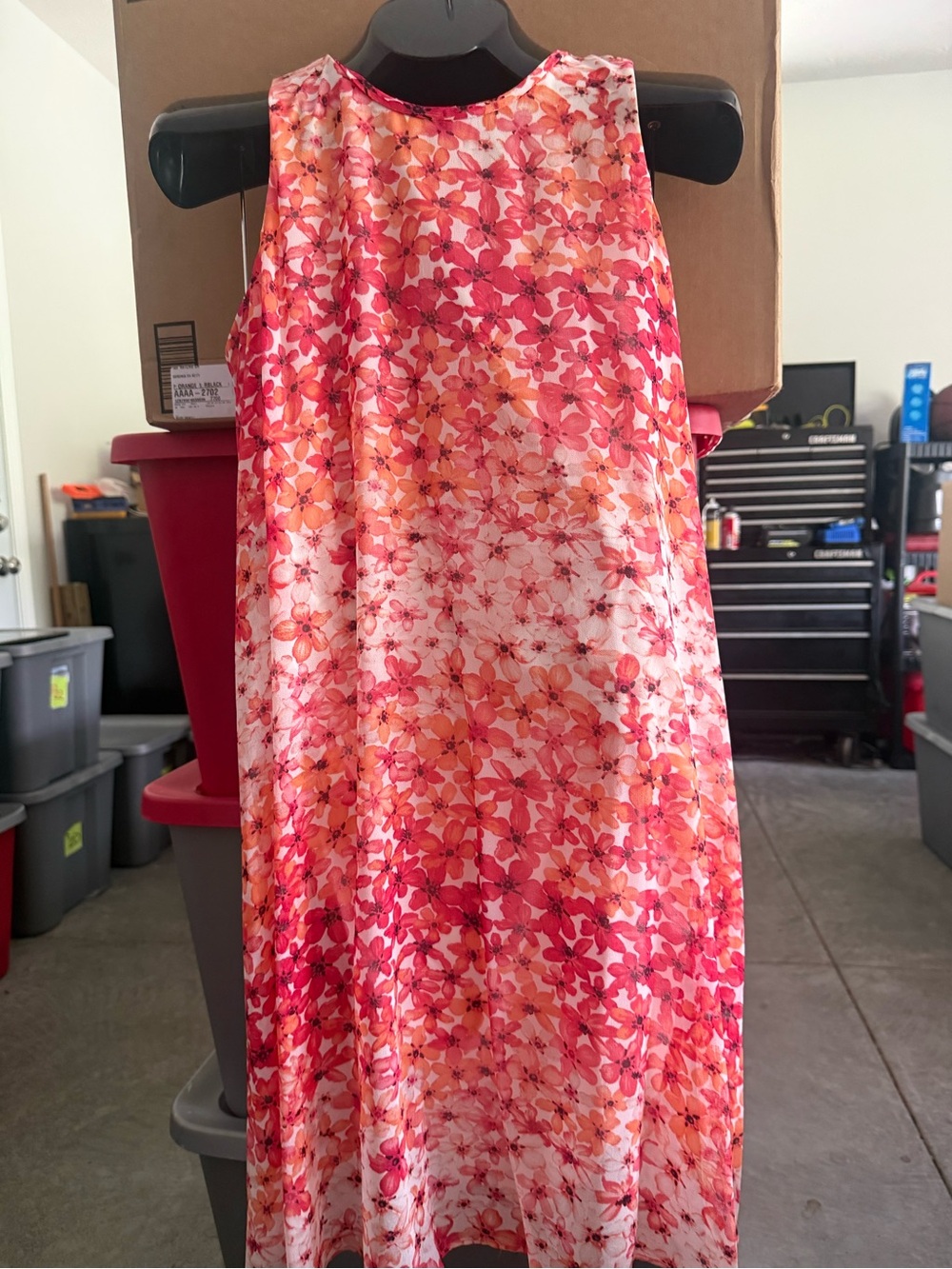 Mp80 Pink & Orange Summer Dress